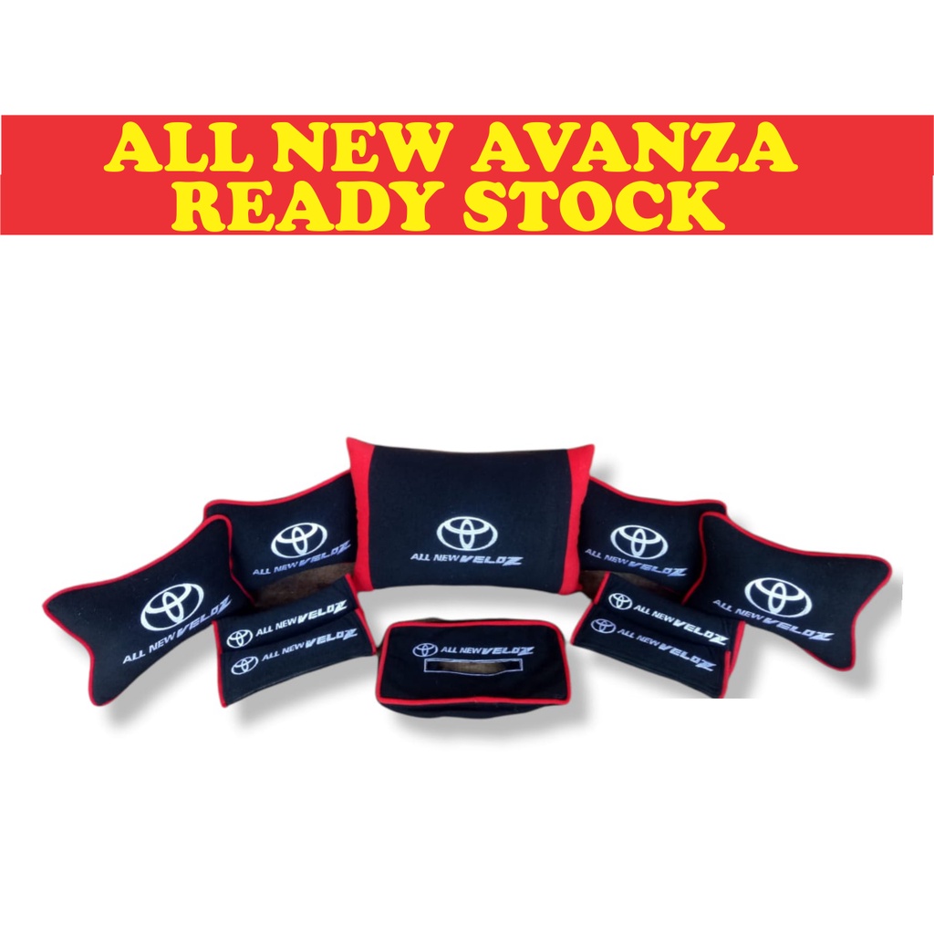 ALL NEW AVANZA BANTAL MOBIL NEW AVANZA HEADREST MOBIL BANTAL PUNGGUNG AKSESORIS INTERIOR MOBIL