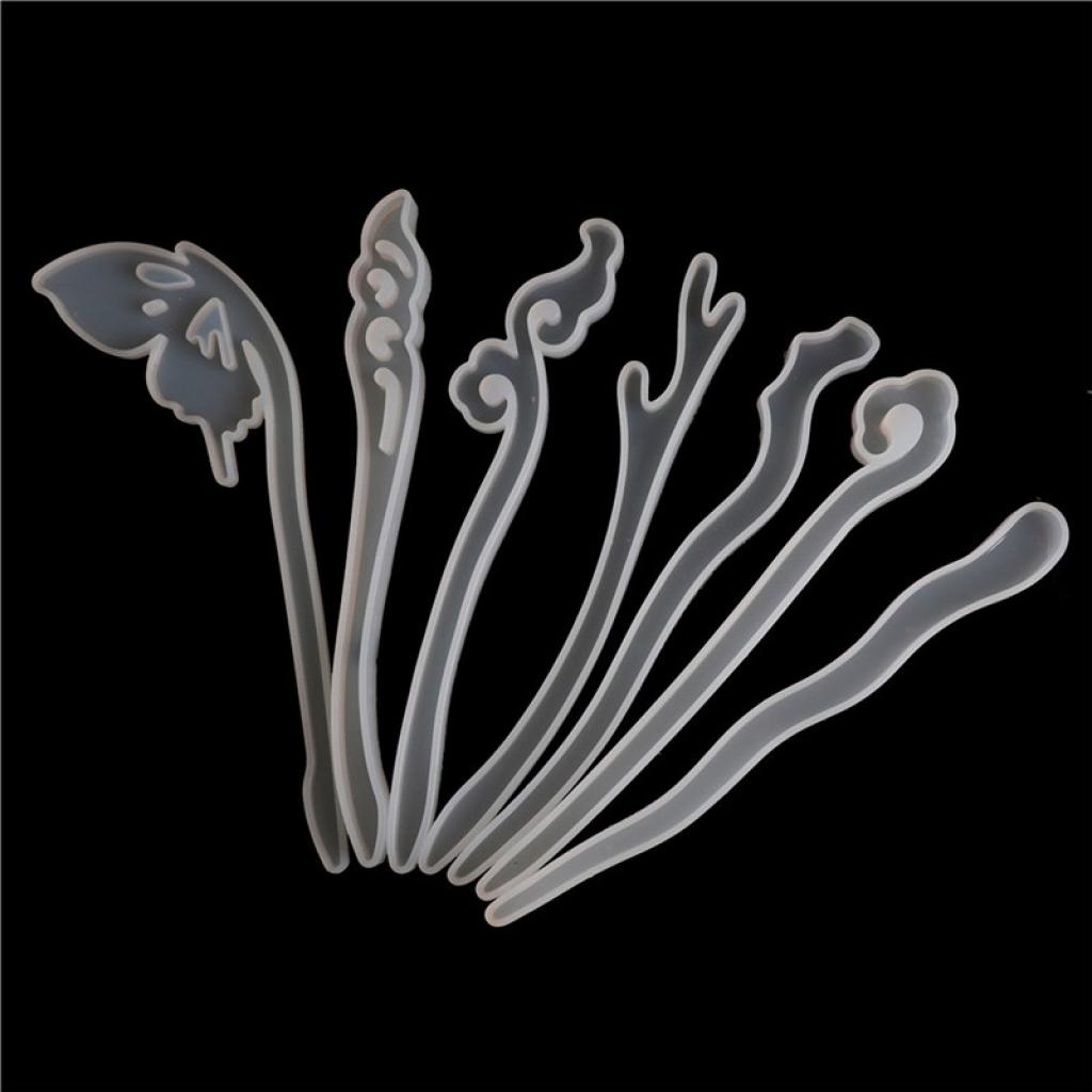 Cetakan Resin Bahan Silikon Untuk Membuat Perhiasan Jepit Rambut