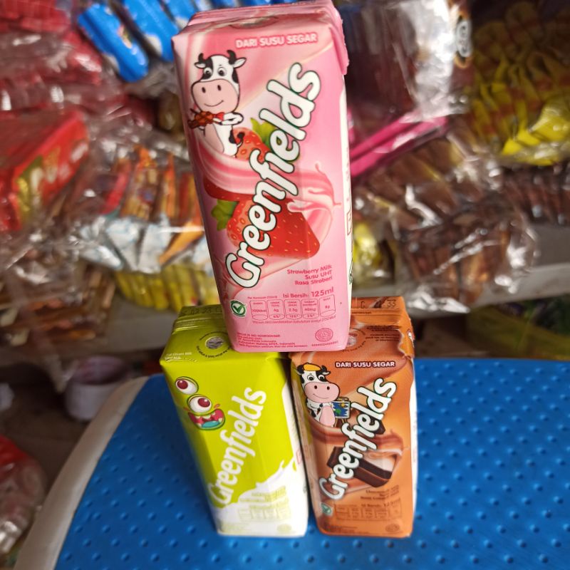 

Susu Greenfields Full Cream Cokelat Malt Strawberry 125 Ml