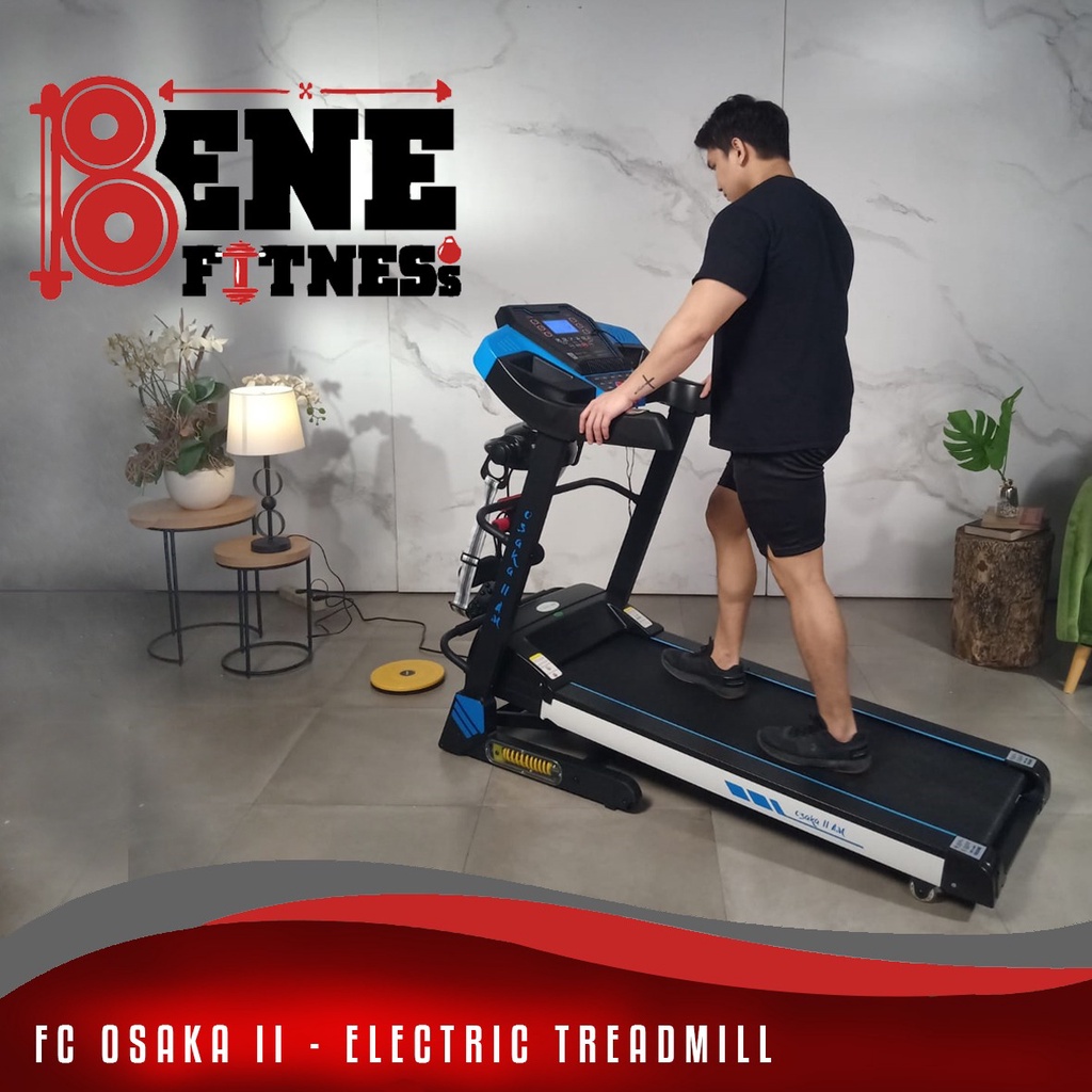 treadmill elektrik FC HOKAIDO | FC OSAKA | FC FUJI | FC SAPPORO 4 fungsi alat fitness olahraga