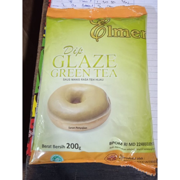 

dip glaze green tea 200gr