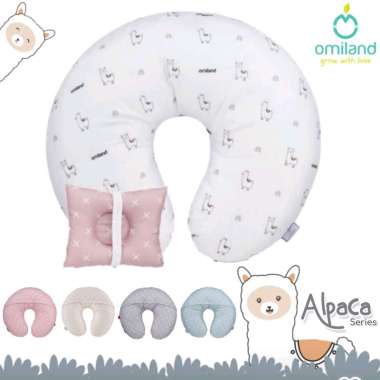 Bantal Menyusui Panda Dan Alpaca Series Omiland OWB1141 dan Chevron Series ORB4209 Bantal Menyusui Omiland