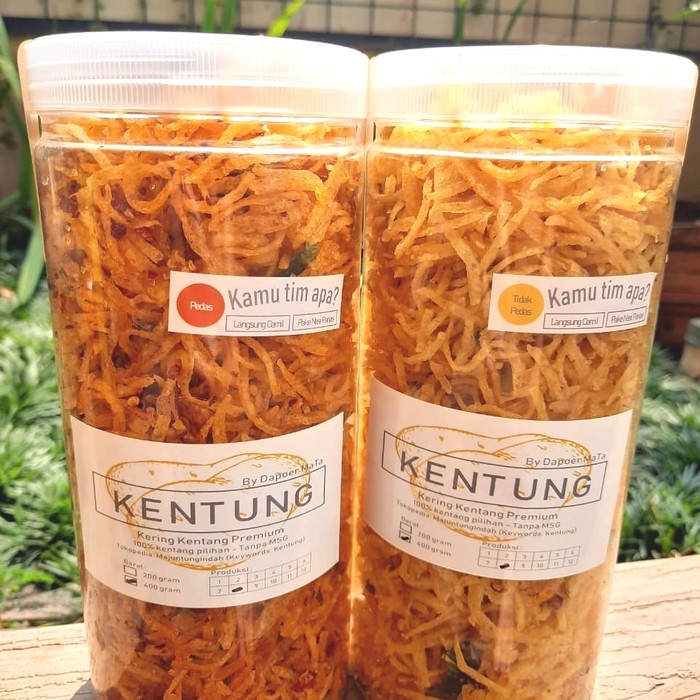 

MURAH KENTUNG : Kering Kentang Premium / Kentang Mustafa @ 400 gr NO MSG - Pedas