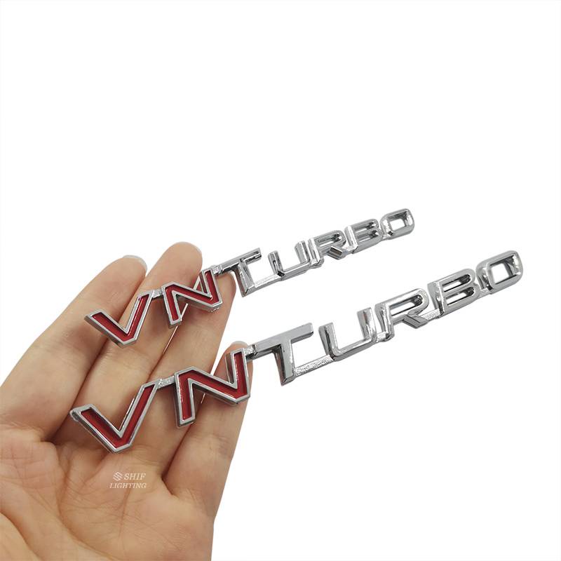 1 x ABS VN TURBO VN Turbo Car Auto Decorative Emblem Badge Sticker Decal Replacement