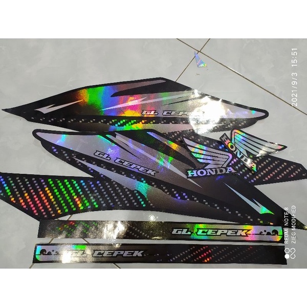 striping variasi hologram HONDA GL max GL pro