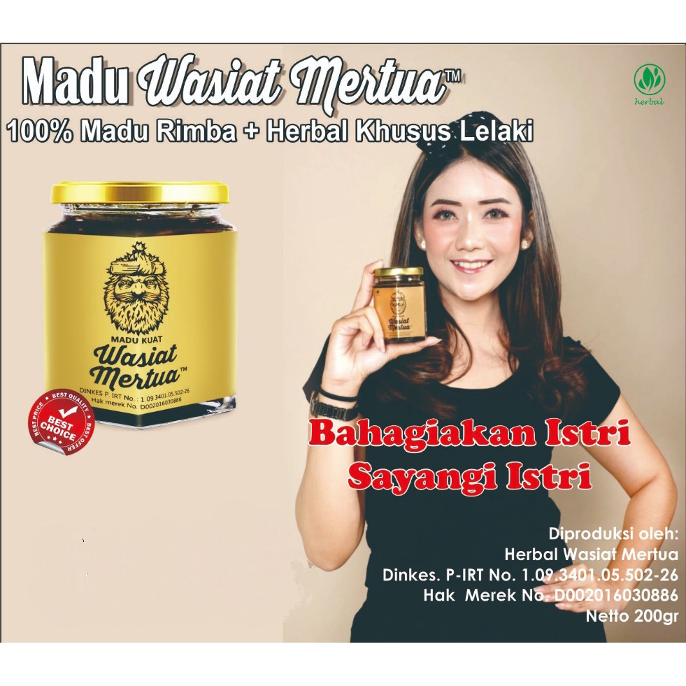 

MADU WASIAT MERTUA - DIJAMIN ORI