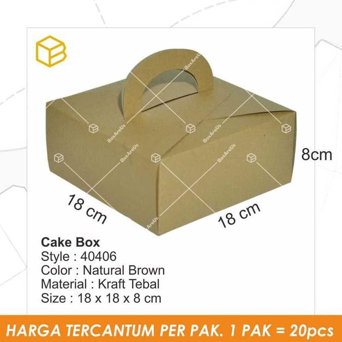 

Produk Terbaik] Dus Kue, Box Kue, Cake Box, Gift Box, Kado, Souvenir - # 40406-B