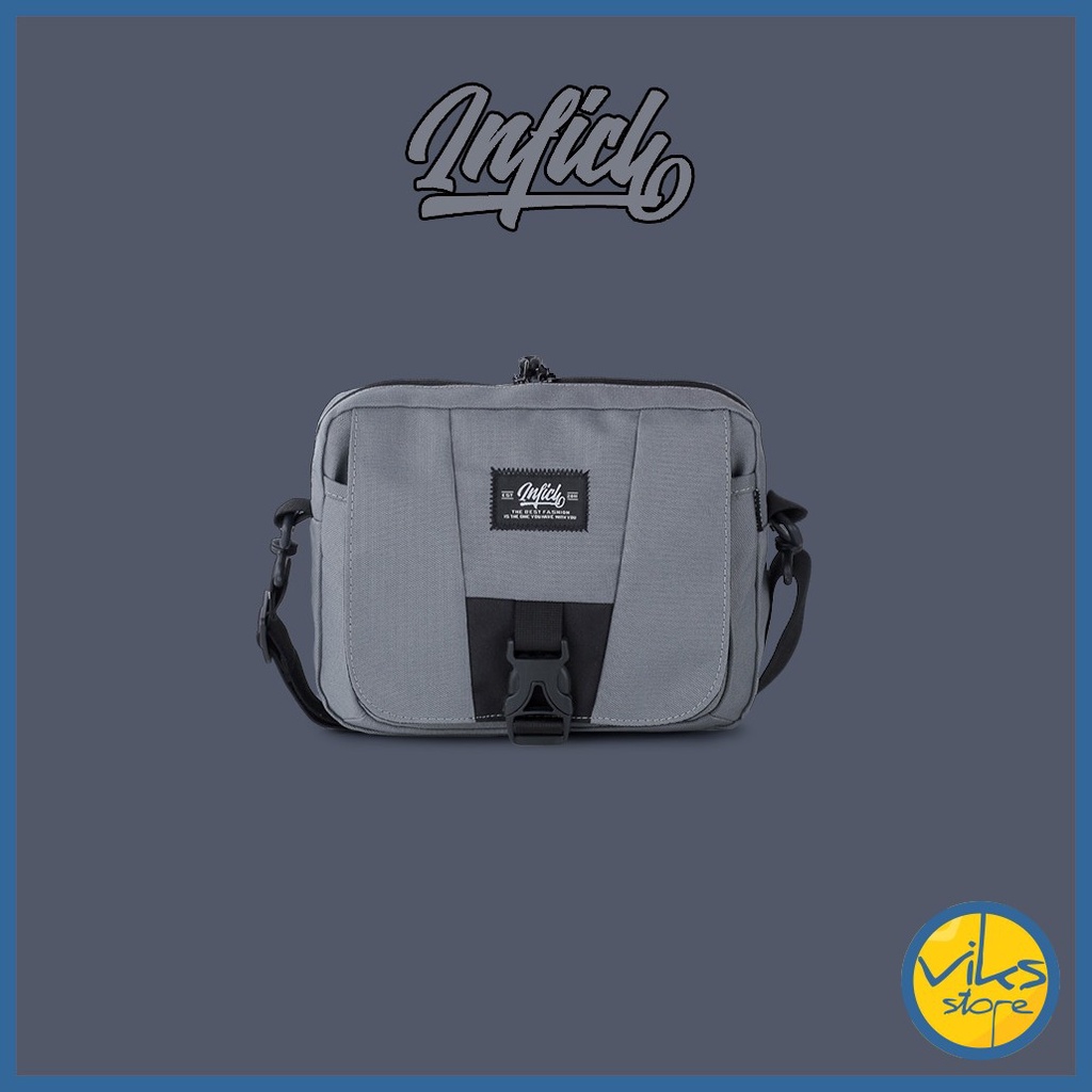 Tas Selempang Pria Cowok Inficlo Original Slingbag Tas Kerja Kuliah Sekolah Simple