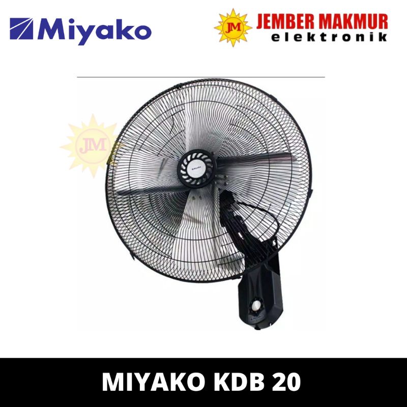 MIYAKO KDB 201 INDUSTRIAL WALL FAN 20 IN 150 WATT / KDB201