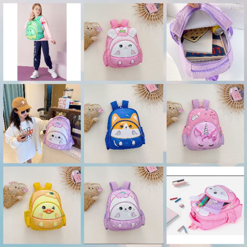 Tas ransel anak/tas ransel dino/tas ransel unicorn