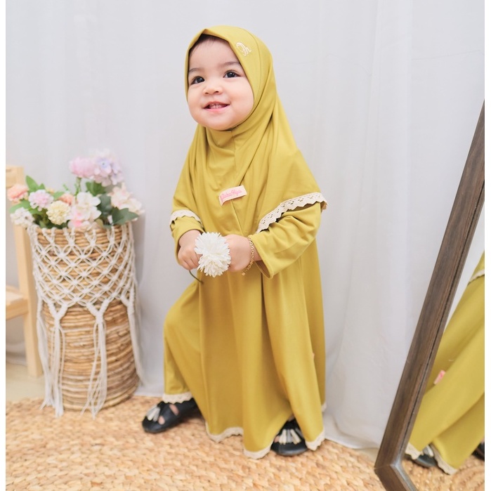 HONEYBLOSSOM gamis bayi lucu polos cantik / gamis bayi perempuan 6 12 bulan