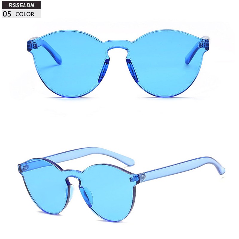 Anti UV Sunglasses Eye Cat [ Biru ] Kacamata Pria &amp; Wanita - ISL FREE BOX KACAMATA