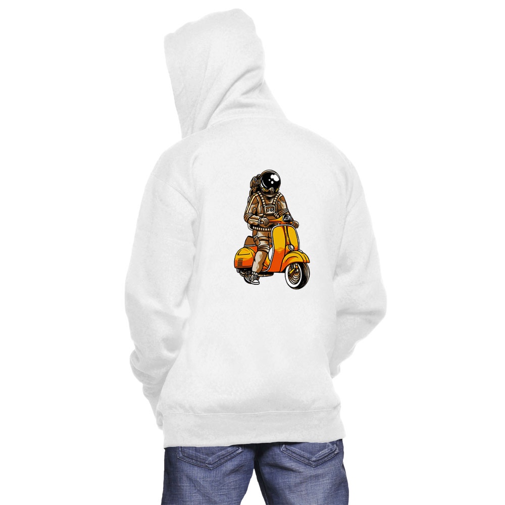 jaket sweater hoodie jumper vespa astronot terlaris