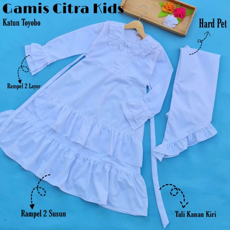 GAMIS PUTIH CITRA KIDS