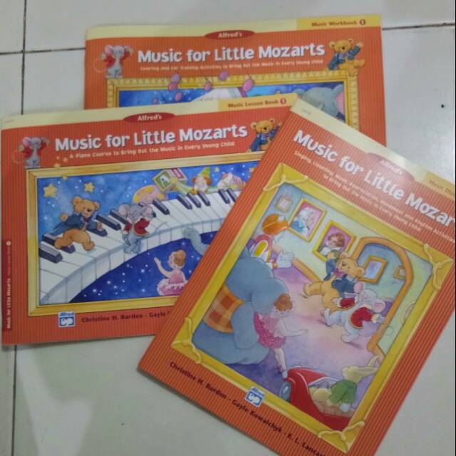 Music for Little Mozarts level 1 buku piano pemula