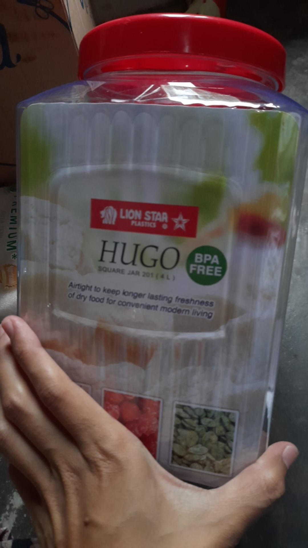 Lion Star - Hugo Round Jar 101 (toples Plastik Murah Sidoarjo) - Pp-31