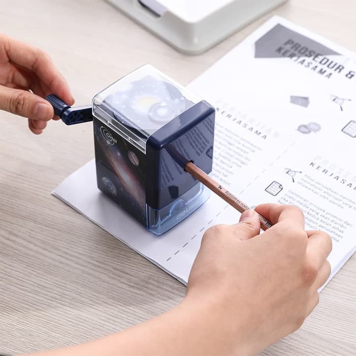 

NEW STOCK DELI ER10104 INTERACTIVE FUN ROTARY PENCIL SHARPENER 3C / RAUTAN
