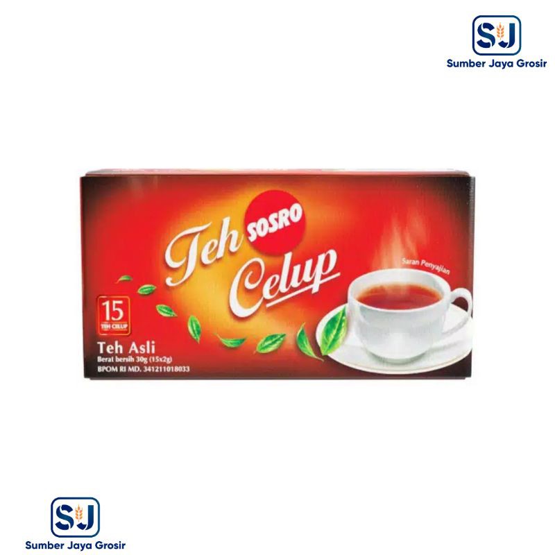 

TEH CELUP SOSRO ISI 15 KANTONG