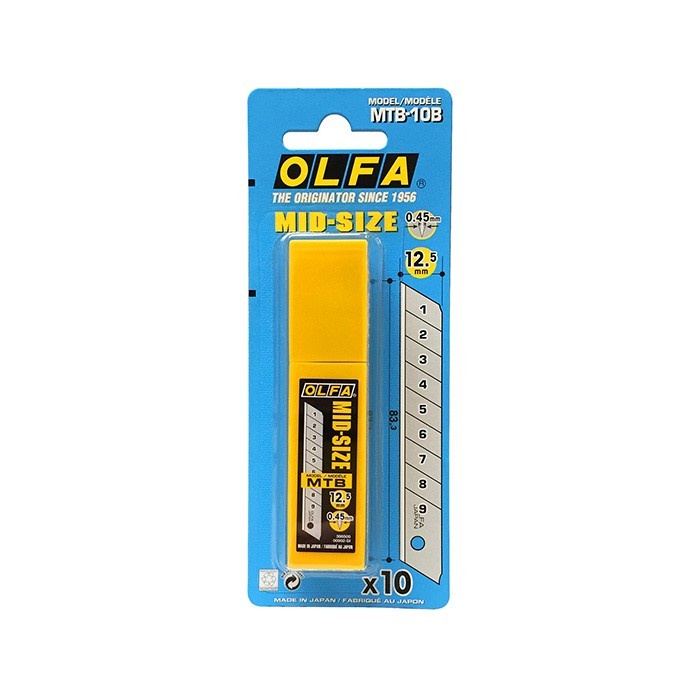 

Segera Miliki Refill Cutter 12.5Mm Mtb-10B Spare Blade (10Pcs Per Pack) Olfa Bagus