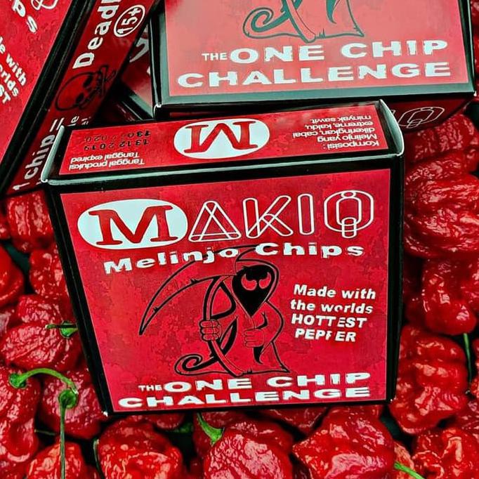 Termurah Keripik Carolina Reaper Ghost Pepper Makiq One Chip