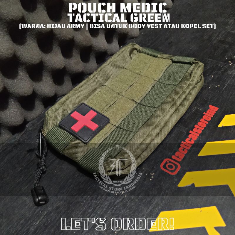 Pouch Medic Tactical Green / Hijau TSI SERIES