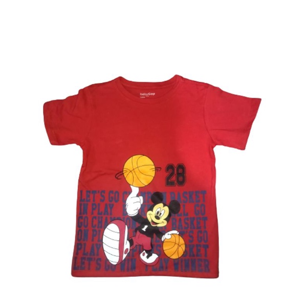 kaos anak branded BABY GAP 1,2,3,4,5 tahun