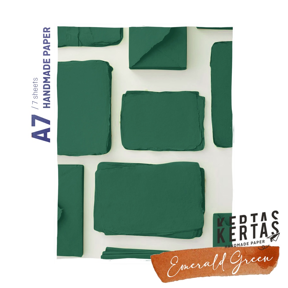 

KERTAS DAUR ULANG - A7 EMERALD GREEN (ISI 7 LEMBAR)