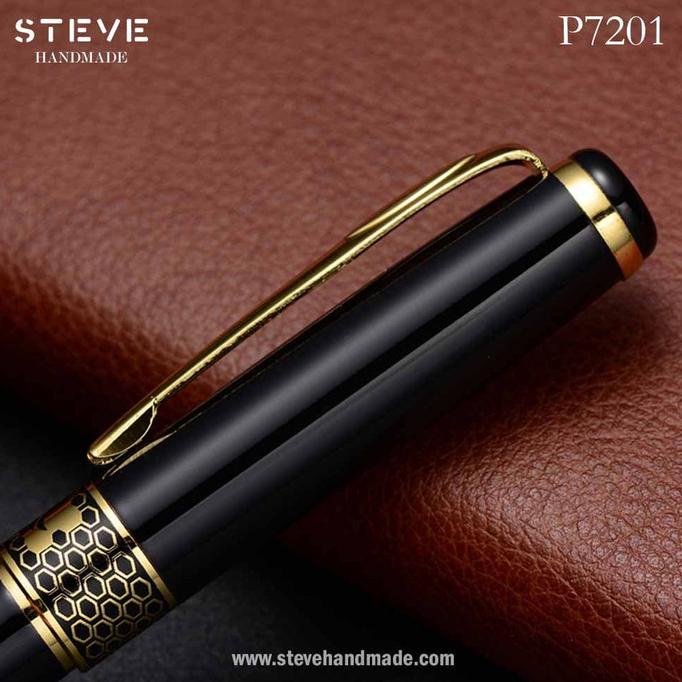

Pena Ballpoint Bolpen Bolpoin Pulpen Rollerball Pen Steve P7201 Custom