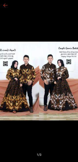 Maura Couple - Sania Ruffle Batik Couple Ori Ndoro Jowi Garansi Termurah Shopee - Batik Modern Solo