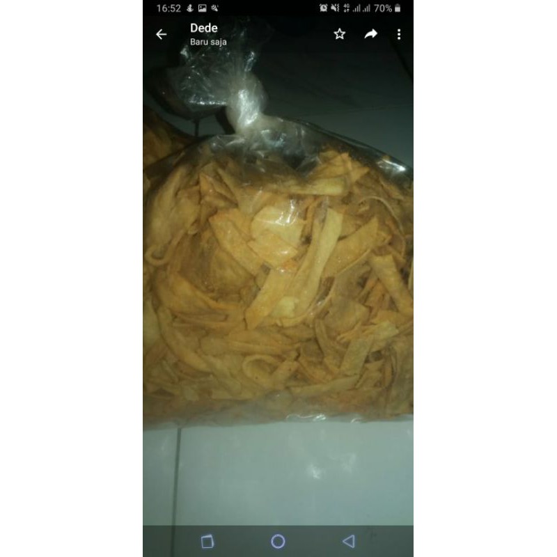 

keripik kebab 1 kg rasa original termurah