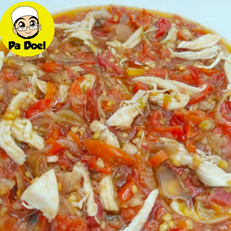 

Sambal Bawang Ayam GLEDEK PA DOEL Pedas Mercon Nampol