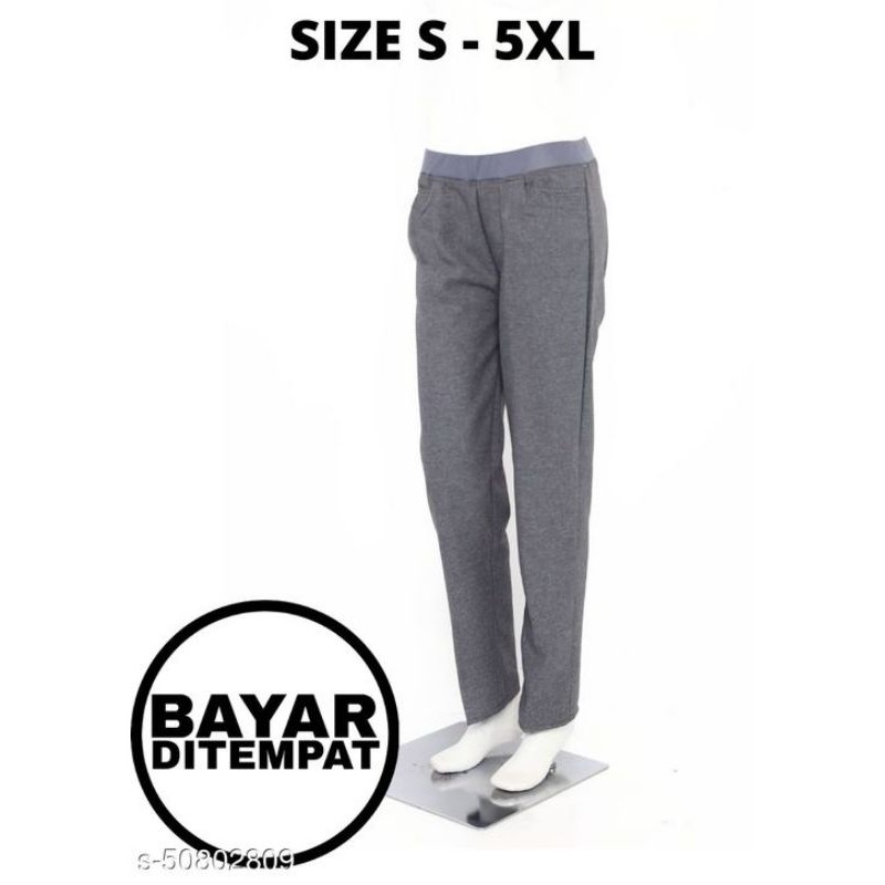 Celana kantor wanita-Grey