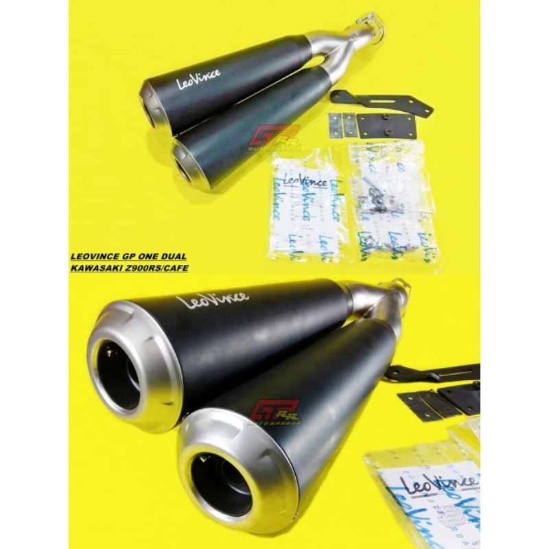 Knalpot Leovince GP Dual Slipon Kawasaki Z900RS Z900 RS Cafe