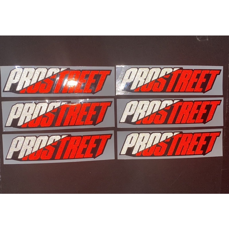 sticker stiker motor prostreet cutting reflective