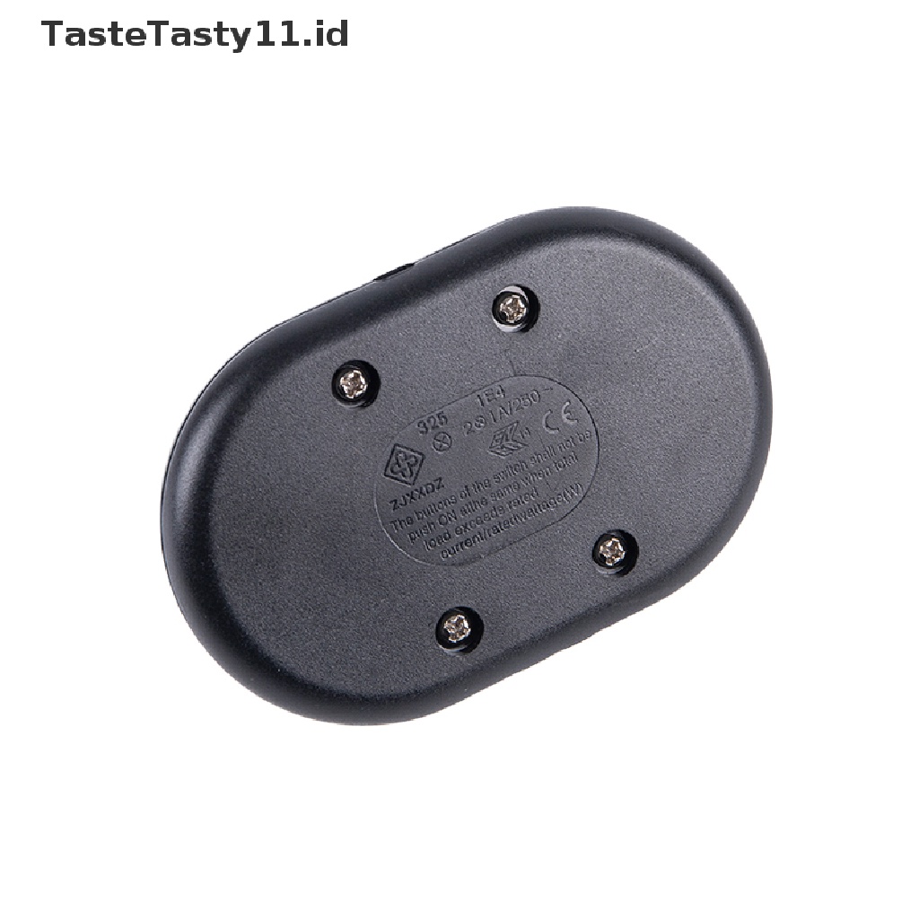 (TasteTasty) Saklar Kaki Dua Tombol Kontrol Lampu Meja / Lantai CE 2A 110V 220V