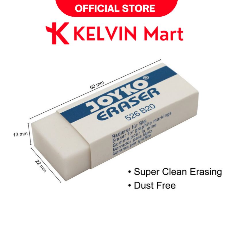 

Eraser Penghapus Joyko 526-B20 | KELVIN Mart