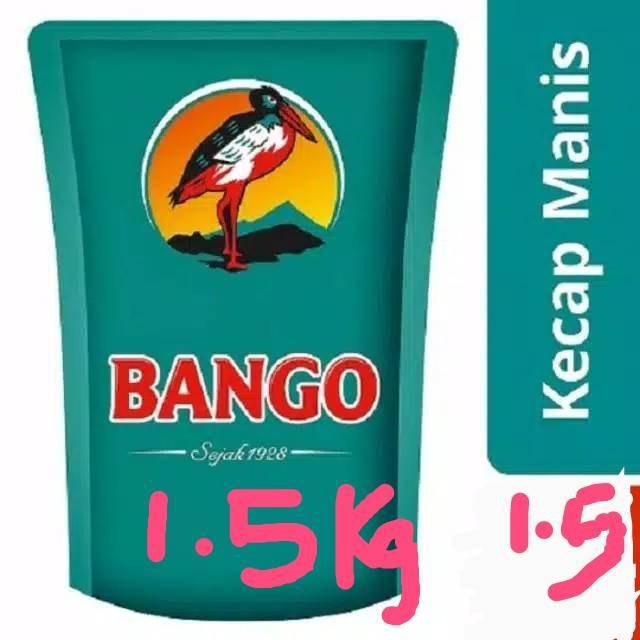 

Kecap manis cap BANGO 1.5KG REFILL BY MDS