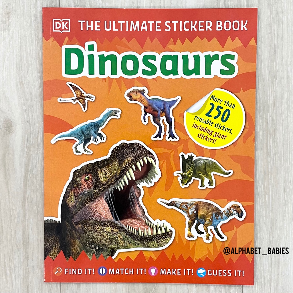 DK Ultimate Sticker Book Dinosaurs (more than 250 Reusable Stickers)