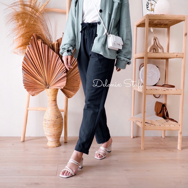 Enzy linen pants