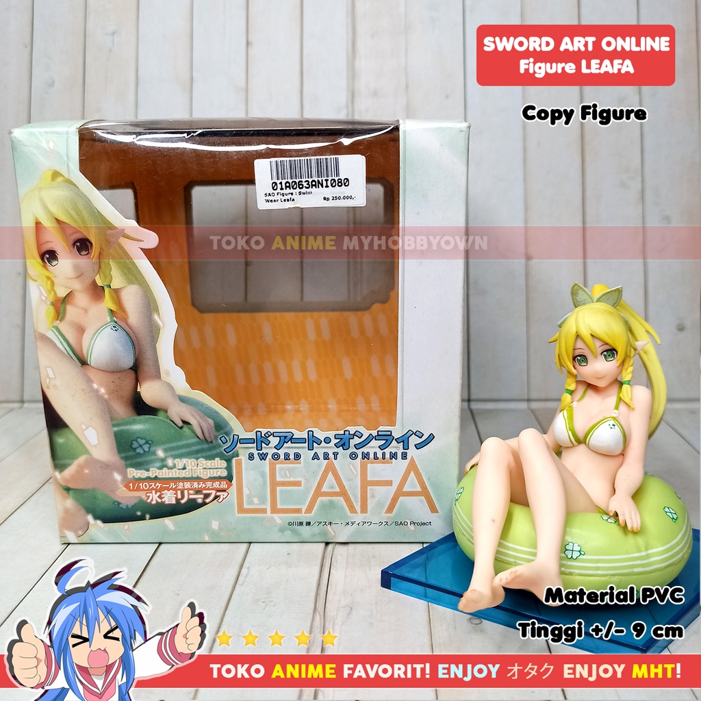 Figure Anime SAO Sword Art Online Leafa Swimsuit Swimwear Version