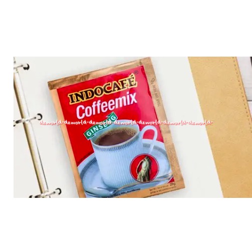 Indocafe Coffeemix Gingseng Isi 30sachet Coffee Mix Indo Cafe Merah Jahe Indokafe Cofe mix Gingseng Merah Red Gingseng 30 Sachet