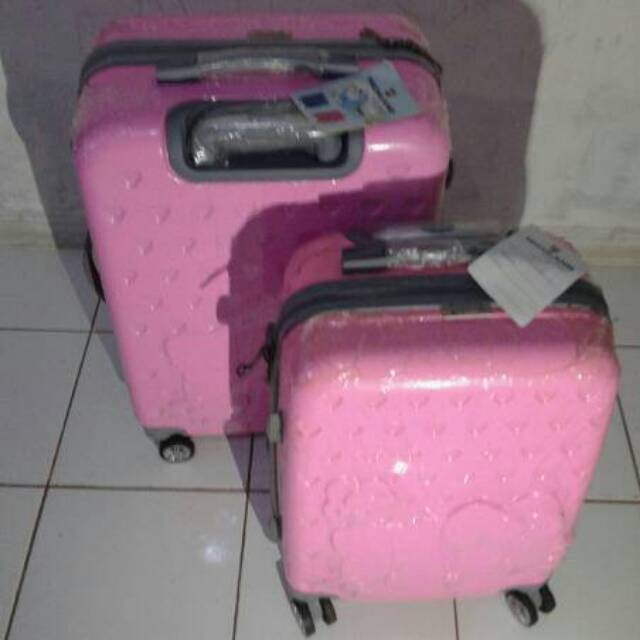 KOPER SET 20" & 24" PINK HELLO KITTY **