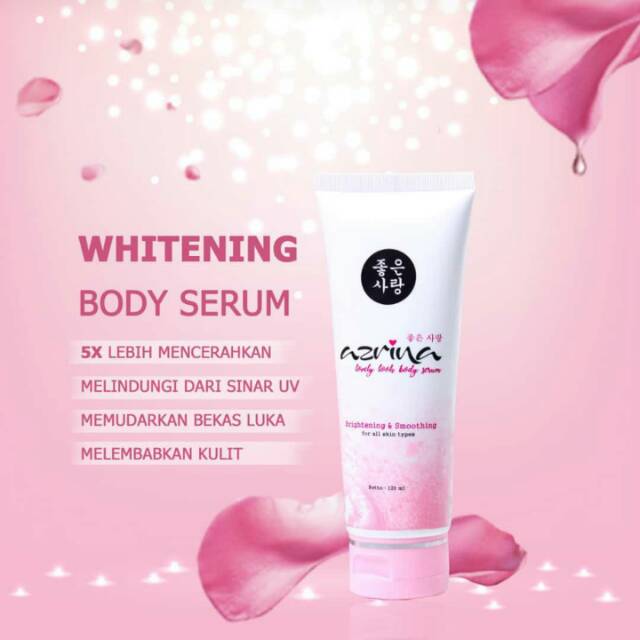 Whitening body serum azrina