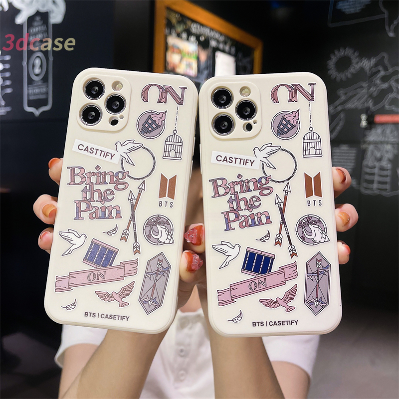 Straight Edge Soft Bt21 Casetify Case Oppo A15 A54 A93 A94 A53 2020 A7