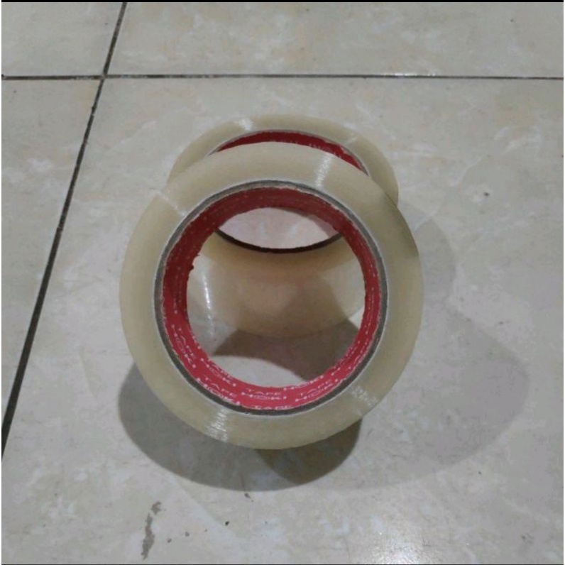 

Lakban Bening 100 yard, Lakban Plastik Kualitas Super Bening