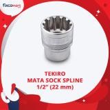 Tekiro Mata Sock Spline 1/2 Inch 22 mm / Tekiro Spline Socket