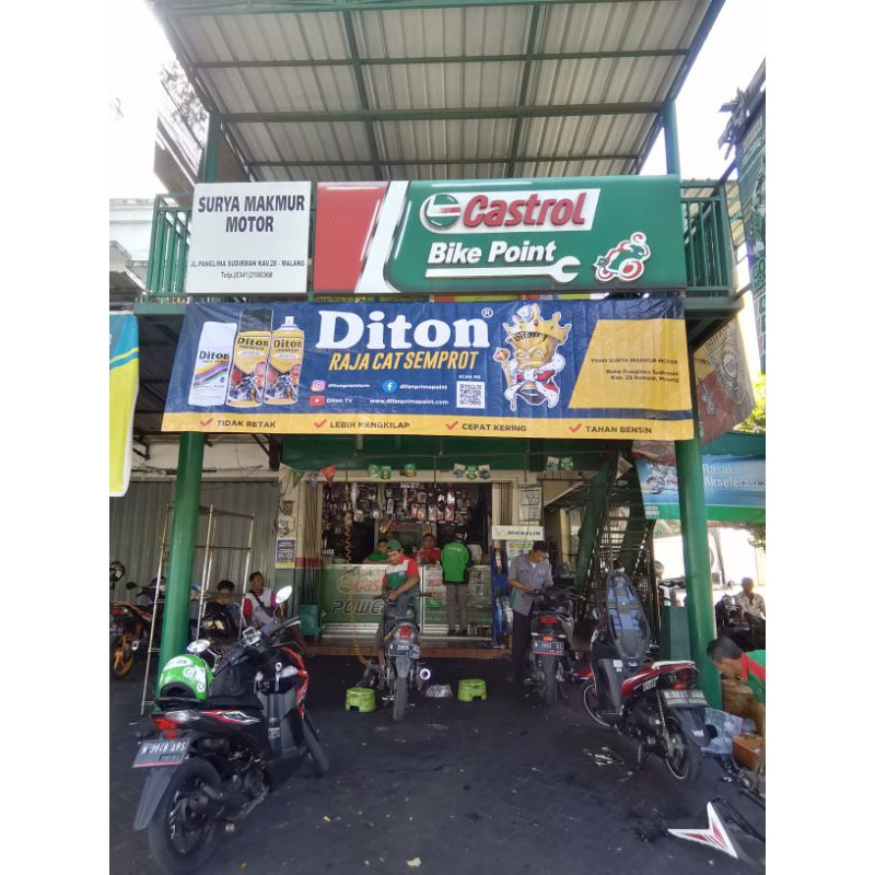 Mikhaeladsport Pilok / Pilox Diton Premium 9184 Black Doff Hitam Doff Cat Semprot