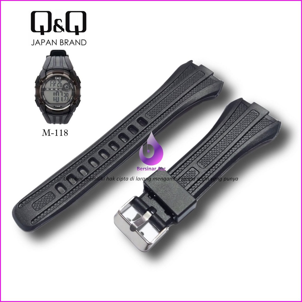 Tali jam tangan Qnq Q&amp;q qq M-118 M118