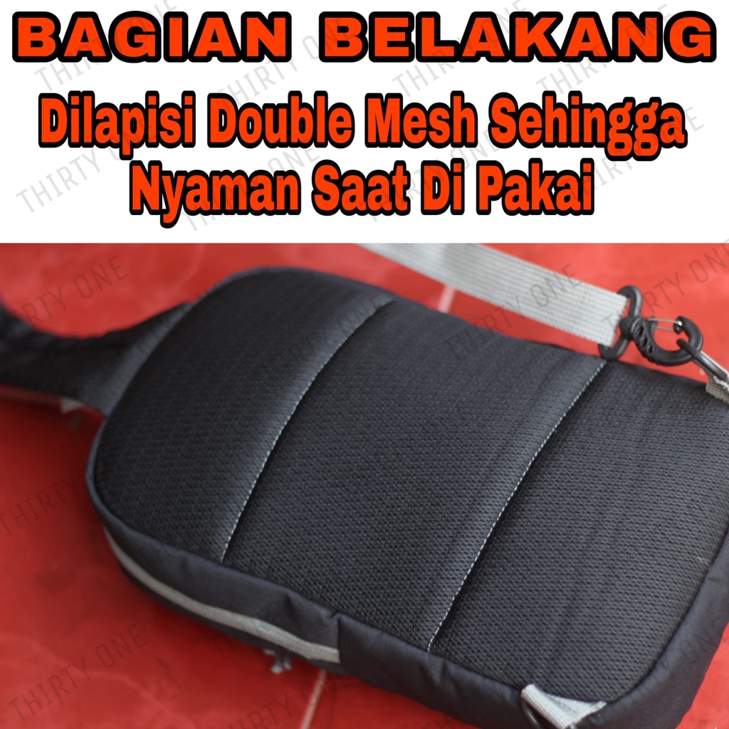 Tas Selempang Pria Wanita/Tas Selempang Riseries 2.2