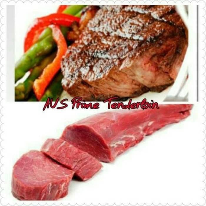 

AUS Tenderloin Beef Steak Cut 200 / Daging Sapi Impor Has Dalam 200gr